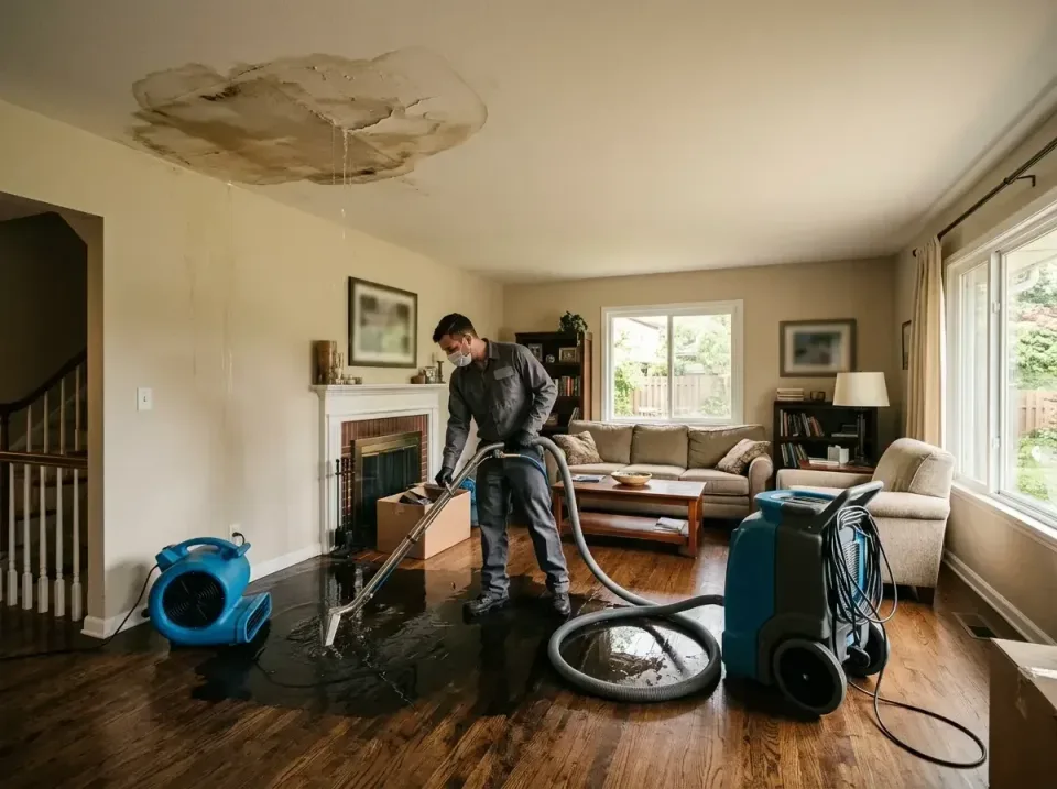 attic-pipe-burst-ceiling-drip-008 — frequently asked questions, Water Damage Restoration & Carpet Care in Cleary, MS